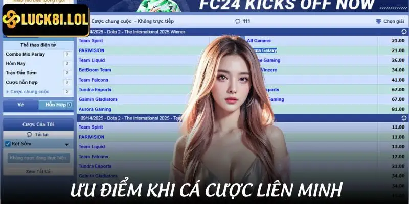 Lợi ích khi chơi kèo cược Liên Minh tại nhà cái
